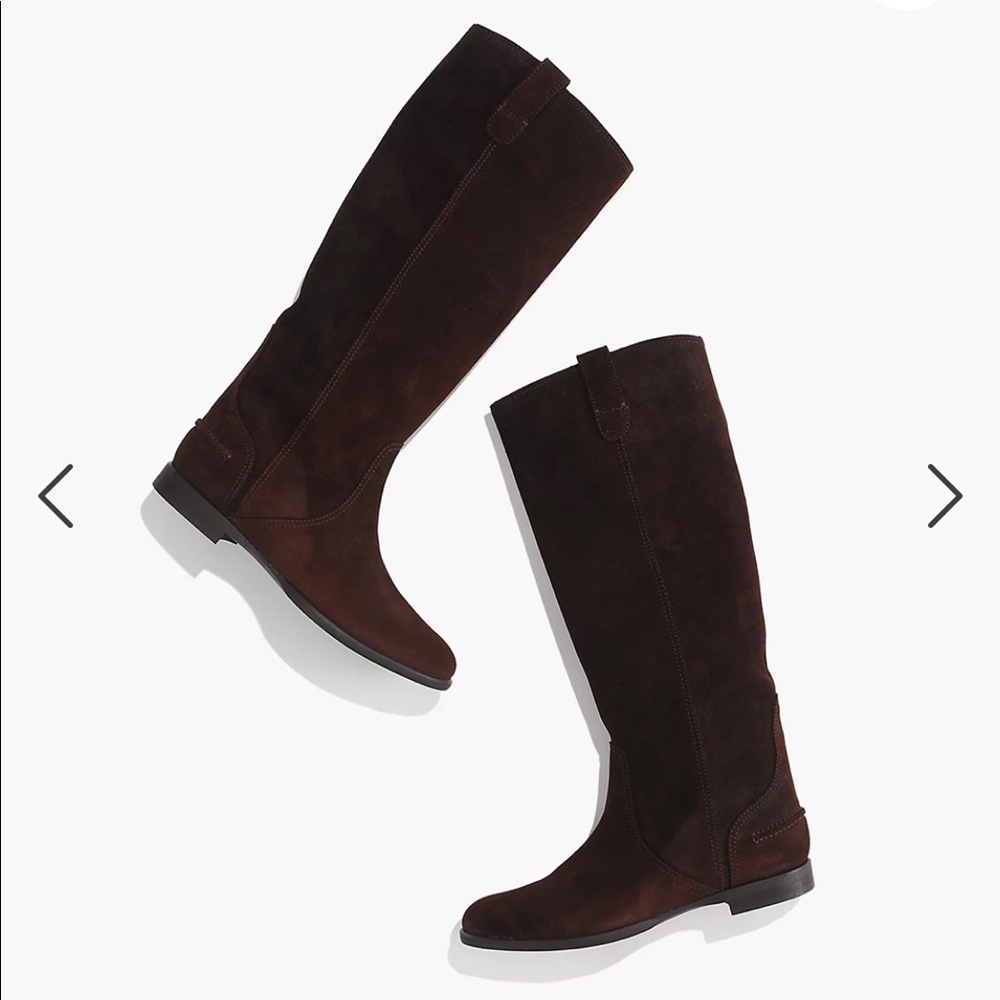 Madewell Archive Boot in Brown Suede